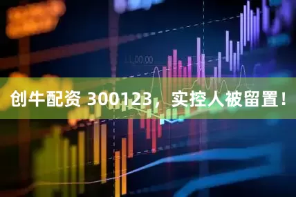 创牛配资 300123，实控人被留置！